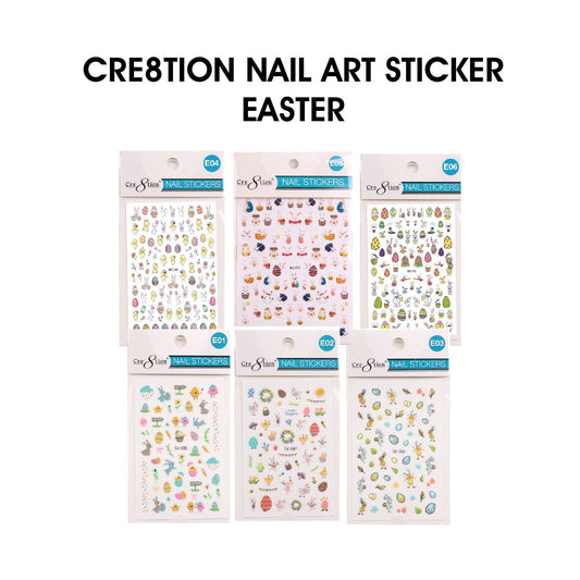 Cre8tion Nail Art Sticker Easter (10 Styles)