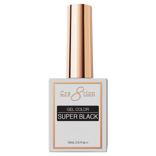 Cre8tion Soak Off Gel - Super Black
