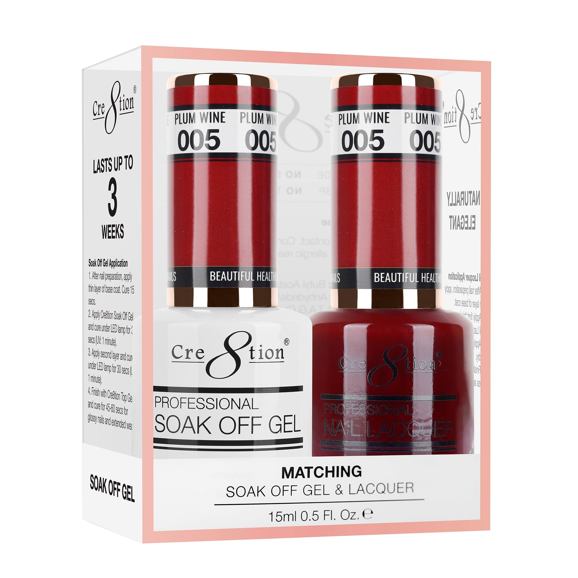 Cre8tion Matching Sets - 005 PLUM WINE