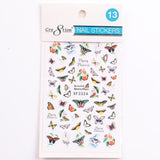 Cre8tion Nail Art Sticker Butterfly (42 Styles)