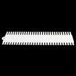 Cre8tion Finger 60 tips Rectangular - Natural