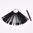 Cre8tion Nail Color Palette Ring 50 pcs/set - Black