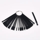 Cre8tion Nail Color Palette Ring 50 pcs/set - Black