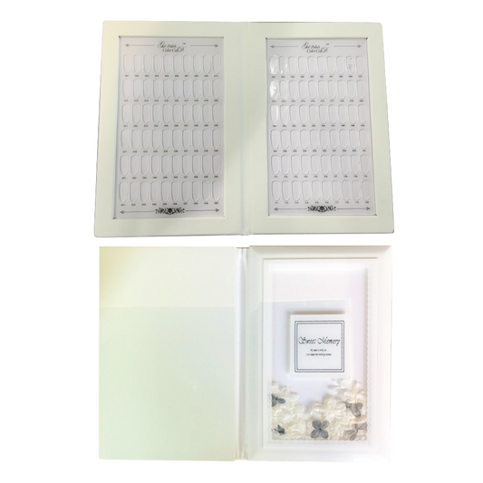 Cre8tion PMMA material tips 120 colors display book- JJPB-006