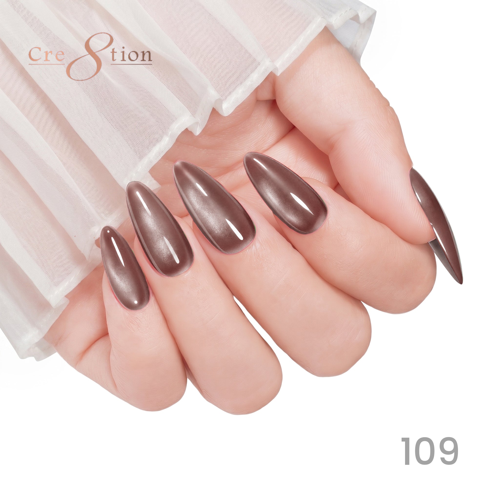 Cre8tion Cat Eye Soak Off Gel 0.5oz 109