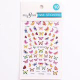 Cre8tion Nail Art Sticker Butterfly (42 Styles)