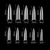Cre8tion Special Shape - 02 Long Stiletto Nails 600 pcs./box
