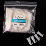 Cre8tion Shape Nail Tips - 01 Coffin Refill Bag #4, #5, #5, #6 200 tips/bag