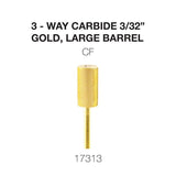 Cre8tion 3-Way Carbide Gold, Large Barrel 3/32"