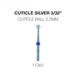 Cre8tion Cuticle Ball Carbide Bit 2.3mm, Silver 3/32"