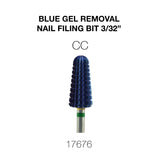 Cre8tion Blue Gel Removal Nail Filing Bit  3/32"