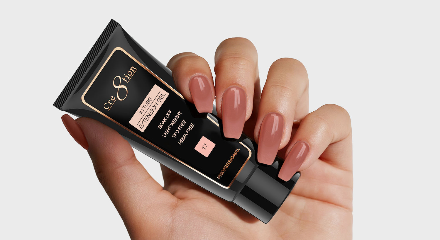 Cre8tion Poly Gel-Extension Gel In Tube 2oz - 17
