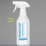 Cre8tion Empty Plastic White Bottle with Trigger Sprayer 500 ml/16.9 oz