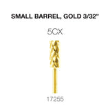 Cre8tion Carbide Small Barrel, Gold 3/32"