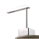 Cre8tion Portable Rechargeable 2in1 UV/LED Desk Lamp - Silver 15W