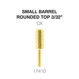 Cre8tion Gold Carbide- Small Barrel-Round Top- 3/32"