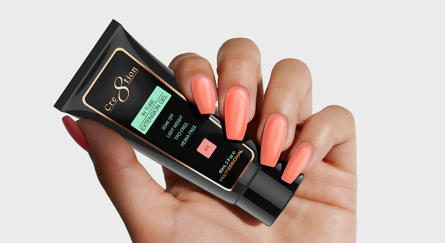 Cre8tion Poly Gel-Extension Gel In Tube 2oz - 44