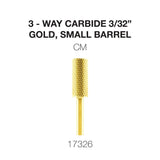 Cre8tion 3-Way Carbide Gold, Small Barrel 3/32"