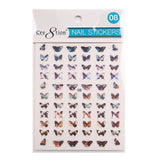 Cre8tion Nail Art Sticker Butterfly (42 Styles)