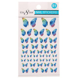Cre8tion Nail Art Sticker Butterfly (42 Styles)