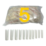 HNS NATURAL SQUARE STRAIGHT NAIL TIP