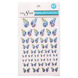 Cre8tion Nail Art Sticker Butterfly (42 Styles)
