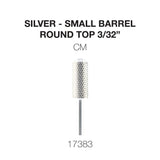 Cre8tion Silver Carbide- Small Barrel-Round Top- 3/32"