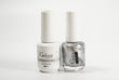 Gelixir Nail Polish Gel & Matching Lacquer Metallic Silver 1 PK #096