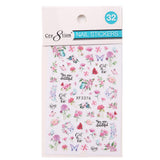 Cre8tion Nail Art Sticker Flower (26 Styles)