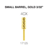 Cre8tion Carbide Small Barrel, Gold 3/32"
