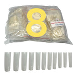 HNS NATURAL SQUARE STRAIGHT NAIL TIP
