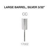 Cre8tion Carbide Large Barrel, Silver 3/32"