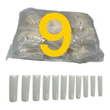 HNS NATURAL SQUARE STRAIGHT NAIL TIP