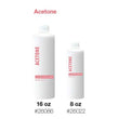 Cre8tion Plastic Bottle "Acetone" EMPTY - Related Liquid non Cap