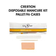 Cre8tion Disposable Manicure Kit - Pallet of 96, case/300 kits