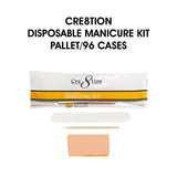 Cre8tion Disposable Manicure Kit - Pallet of 96, case/300 kits