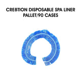 Cre8tion Disposable Spa Liner Blue For Nails