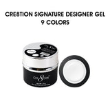 Cre8tion Signature Designer Gel 7.5g - Full Set 9 Colors