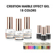 Cre8tion Marble Effect 0.5oz - Full Set 18 colors w/ 3 Top Diamond 0.5oz & 1 set Color Chart