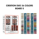 Cre8tion Matching Color - 36 colors Board 5 #145-#180 w/ 2 Color Chart