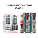 Cre8tion Matching Color - 36 colors Board 6 #181-#216 w/ 2 Color Chart
