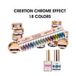 Cre8tion Chrome Nail Art Effect 1g - Full set 18 Colors (#37 - #54) w/ 1 Chrome Base & 1 Chrome Top 0.5oz
