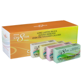 Cre8tion Short Assorted Pumice Sponges Multi 6 Colors Mixed 24 pcs/Box