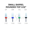Cre8tion Ceramic Small Barrel- Rounded Top 3/32"