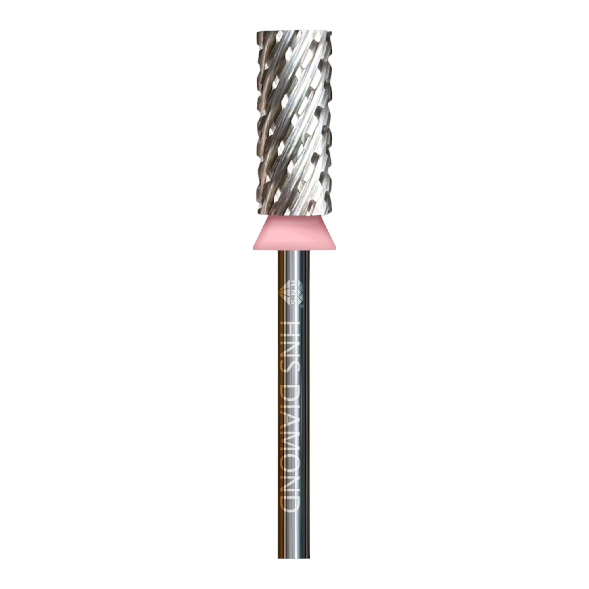 HNS DIAMOND NAIL DRILL BITS 3/32" SMALL BARREL  CROSS CUT (SILVER)