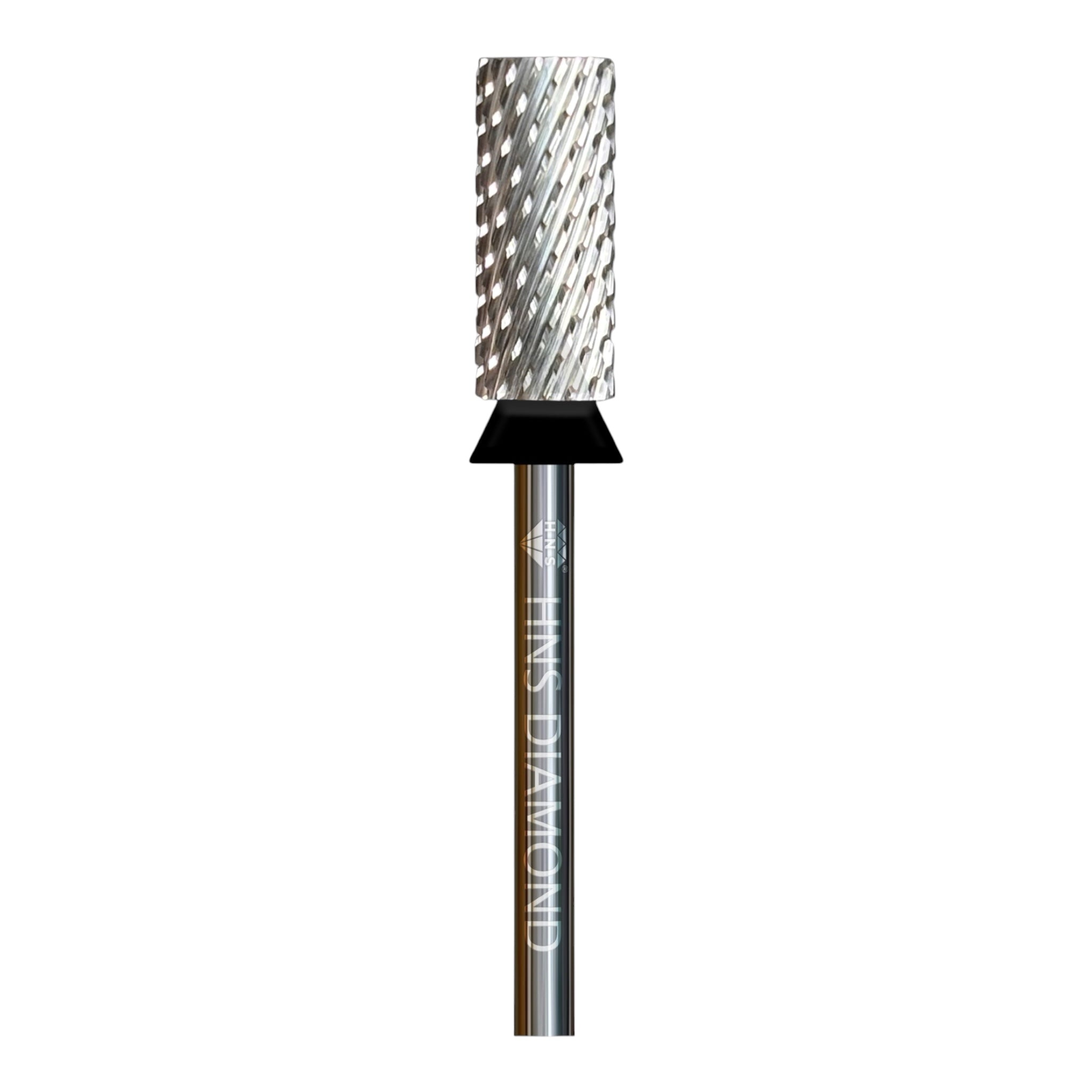 HNS DIAMOND NAIL DRILL BITS 3/32" SMALL BARREL  CROSS CUT (SILVER)