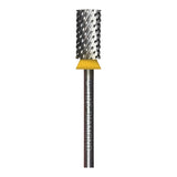 HNS DIAMOND NAIL DRILL BITS 3/32" LARGE BARREL  CROSS CUT (SILVER)