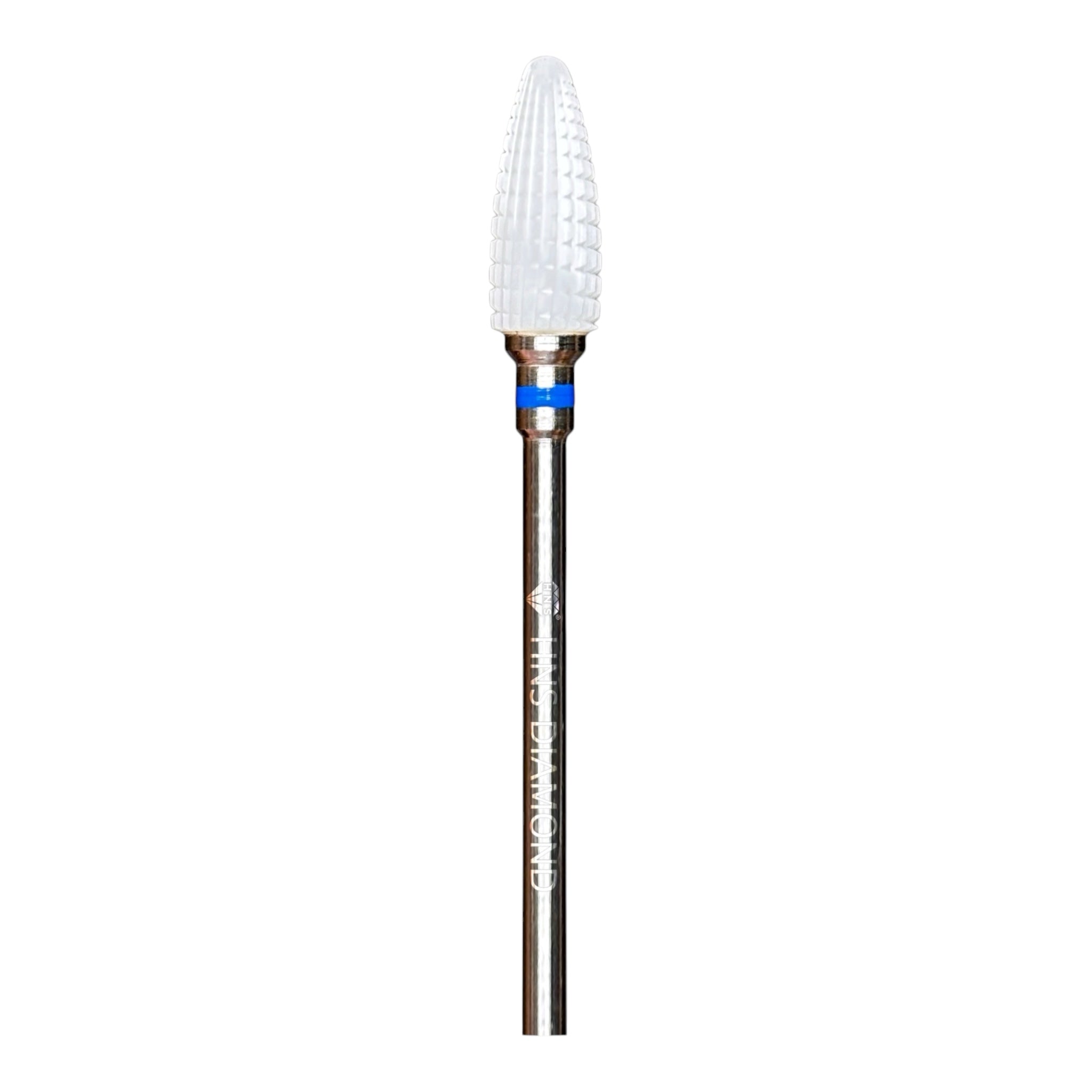 HNS DIAMOND NAIL DRILL BIT 3/32  WHITE FLAME CERAMIC 5IN1