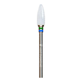 HNS DIAMOND NAIL DRILL BIT 3/32  WHITE FLAME CERAMIC 5IN1