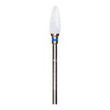 HNS DIAMOND NAIL DRILL BIT 3/32  WHITE FLAME CERAMIC 5IN1